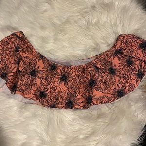 Off the shoulder bikini top